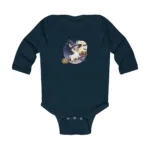 Cartoon Lama Long Sleeve Baby Bodysuit – Cute Witch Halloween Outfit - Image 5