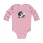 Cartoon Lama Long Sleeve Baby Bodysuit – Cute Witch Halloween Outfit - Image 6