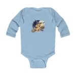 Cartoon Puppy Long Sleeve Baby Bodysuit – Cute Witch Halloween Outfit - Image 5