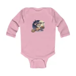 Cartoon Deer Long Sleeve Baby Bodysuit – Cute Witch Halloween Outfit - Image 5