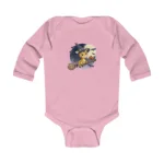 Cartoon Giraffe Long Sleeve Baby Bodysuit – Cute Witch Halloween Outfit - Image 6