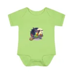 Cartoon Parrot Short Sleeve Baby Bodysuit – Cute Witch Halloween Outfit - Image 11