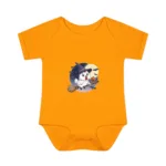 Cartoon Chicken Short Sleeve Baby Bodysuit – Cute Witch Halloween Outfit - Image 6