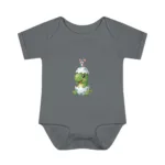 Cute Dinosaur Short Sleeve Baby Bodysuit – Adorable Dino and Chick Friendship Infant Outfit - Image 16