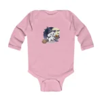 Cartoon Poddle Long Sleeve Baby Bodysuit – Cute Witch Halloween Outfit - Image 6