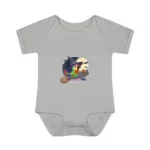 Cartoon Parrot Short Sleeve Baby Bodysuit – Cute Witch Halloween Outfit - Image 7
