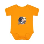 Cartoon Cow Short Sleeve Baby Bodysuit – Cute Witch Halloween Outfit - Image 8