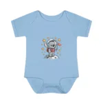 Cartoon Koala Short Sleeve Baby Bodysuit – Cute Space Explorer Outfit - Image 7