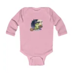 Cartoon Frog Long Sleeve Baby Bodysuit – Cute Witch Halloween Outfit - Image 6