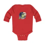 Cartoon Frog Long Sleeve Baby Bodysuit – Cute Witch Halloween Outfit - Image 7