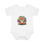 Baby Short Sleeve Bodysuit - Adorable Halloween Fox Cute Outfit - Image 12