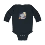 Cartoon Elephant Long Sleeve Baby Bodysuit – Cute Witch Halloween Outfit - Image 5