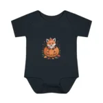 Cute Fox Short Sleeve Baby Bodysuit – Adorable Halloween Outfit for Babies - Image 7