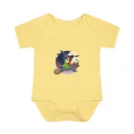Cartoon Parrot Short Sleeve Baby Bodysuit – Cute Witch Halloween Outfit - Image 9