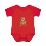 Cute Fox Short Sleeve Baby Bodysuit – Adorable Halloween Outfit for Babies - Image 9