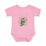 Cartoon Dino Short Sleeve Baby Bodysuit – Cute Space Explorer Outfit - Image 16