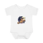 Cartoon Camel Short Sleeve Baby Bodysuit – Cute Witch Halloween Outfit - Image 3