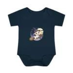 Cartoon Goat Short Sleeve Baby Bodysuit – Cute Witch Halloween Outfit - Image 6
