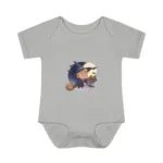 Cartoon Trump Long Sleeve Baby Bodysuit – Cute Witch Halloween Outfit - Image 3