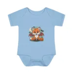 Baby Short Sleeve Bodysuit - Adorable Halloween Fox Cute Outfit - Image 6