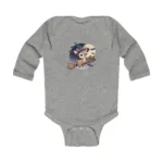 Cartoon Deer Long Sleeve Baby Bodysuit – Cute Witch Halloween Outfit - Image 4