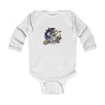 Cartoon Koala Long Sleeve Baby Bodysuit – Cute Witch Halloween Outfit - Image 8