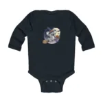 Cartoon Koala Long Sleeve Baby Bodysuit – Cute Witch Halloween Outfit - Image 4