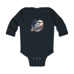 Cartoon Panda Long Sleeve Baby Bodysuit – Cute Witch Halloween Outfit - Image 6