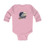 Cartoon Panda Long Sleeve Baby Bodysuit – Cute Witch Halloween Outfit - Image 7