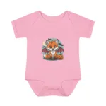 Baby Short Sleeve Bodysuit - Adorable Halloween Fox Cute Outfit - Image 11