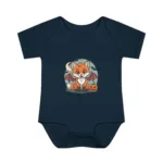 Baby Short Sleeve Bodysuit - Adorable Halloween Fox Cute Outfit - Image 10