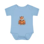 Cute Fox Short Sleeve Baby Bodysuit – Adorable Halloween Outfit for Babies - Image 6