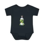 Cute Dinosaur Short Sleeve Baby Bodysuit – Adorable Dino and Chick Friendship Infant Outfit - Image 15