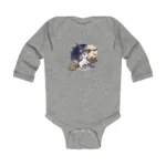 Cartoon Unicorn Long Sleeve Baby Bodysuit – Cute Witch Halloween Outfit - Image 4