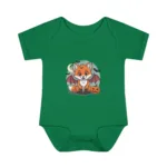 Baby Short Sleeve Bodysuit - Adorable Halloween Fox Cute Outfit - Image 5