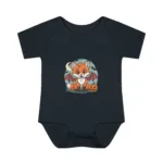 Baby Short Sleeve Bodysuit - Adorable Halloween Fox Cute Outfit - Image 7