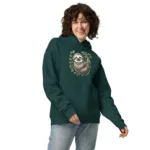 Cute Smiling Sloth Oversized Mom Hoodie I AS Colour 5161 - Image 4
