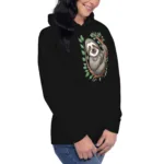Cute Smiling Sloth Oversized Mom Hoodie I Cotton Heritage M2580