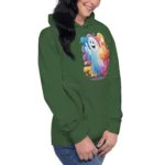Thumbs Up Boo Oversized Mom Hoodie I Cotton Heritage M2580 - Image 9