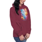 Thumbs Up Boo Oversized Mom Hoodie I Cotton Heritage M2580 - Image 5