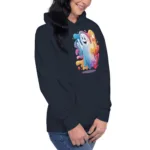 Thumbs Up Boo Oversized Mom Hoodie I Cotton Heritage M2580 - Image 4