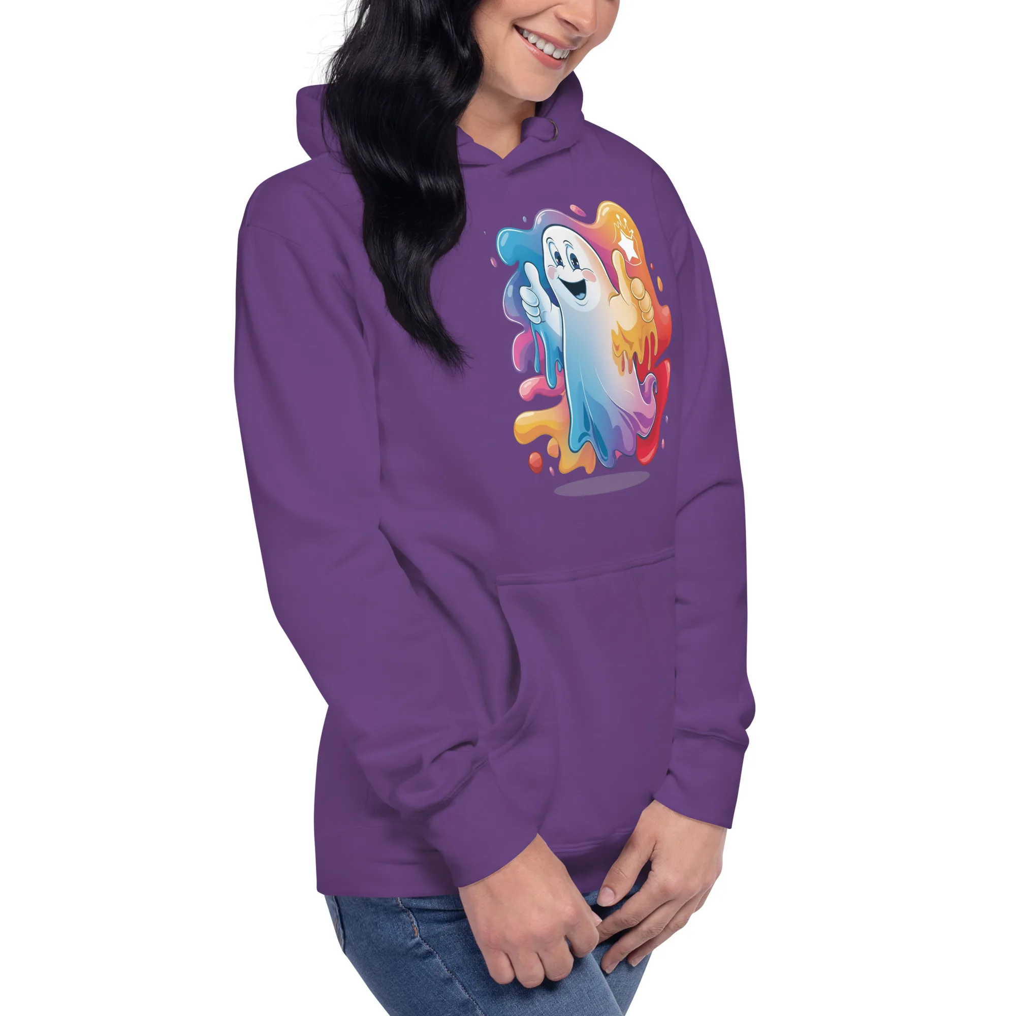 cotton-heritage-m2580-i-unisex-premium-pullover-hoodie-purple-right-front-68eb76c1838ff.jpg Thumbs Up Boo Oversized Mom Hoodie I Cotton Heritage M2580 - Image 1