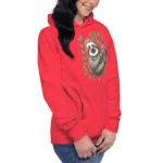 Cute Smiling Sloth Oversized Mom Hoodie I Cotton Heritage M2580 - Image 6