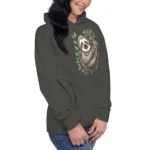 Cute Smiling Sloth Oversized Mom Hoodie I Cotton Heritage M2580 - Image 5