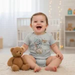 Dream Big Panda Infant Bodysuit, Cute Baby Outfit, Gift for New Parents, Baby Shower, Adorable Baby Clothes