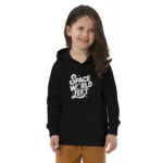 Space-Themed Kids Eco Hoodie - Kid Outfit, Outer Space Apparel