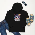 Kids Hoodie – Lost In Space Astronaut Cartoon - Image 6