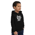 Space-Themed Kids Eco Hoodie - Kid Outfit, Outer Space Apparel - Image 6
