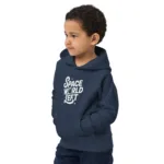 Space-Themed Kids Eco Hoodie - Kid Outfit, Outer Space Apparel - Image 10