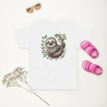 Cute Smiling Sloth Toddler Jersey T-Shirt | Rabbit Skins 3321 - Image 6